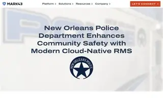 Preview of the New Orleans Police Department Case Study