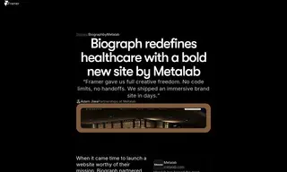 Preview of the Biograph Case Study