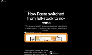 Preview of the Paste Case Study