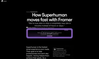 Preview of the Superhuman Case Study