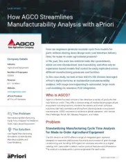 Preview of the AGCO Corporation Case Study