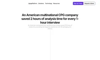 Preview of the American Multinational CPG Company Case Study