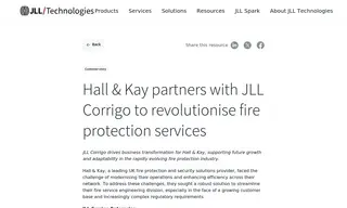 Preview of the Hall & Kay Fire Engineering Case Study