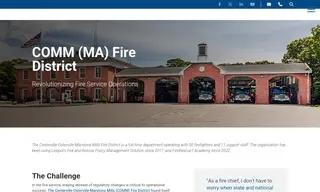 Preview of the COMM (MA) Fire District Case Study