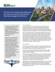 Preview of the City of Fort Worth Case Study