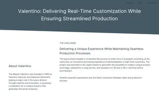Preview of the Valentino Case Study