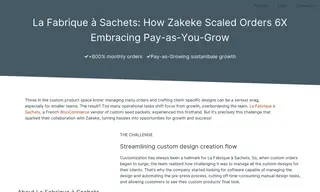 Preview of the La Fabrique à Sachets Case Study