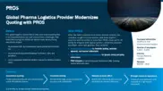 Preview of the Global Pharma Logistics Provider Case Study