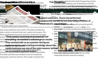 Preview of the The Globe and Mail Case Study