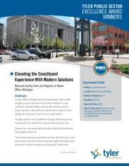 Preview of the Macomb County Government Case Study