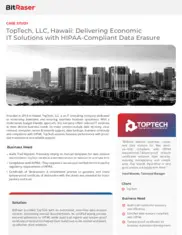 Preview of the TopTech, LLC Case Study