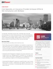 Preview of the Core Specialty Case Study