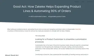 Preview of the Good Act Case Study