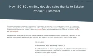Preview of the 1801&Co Case Study