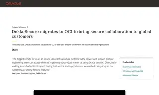 Preview of the DekkoSecure Case Study