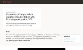 Preview of the Endeavour Energy Case Study