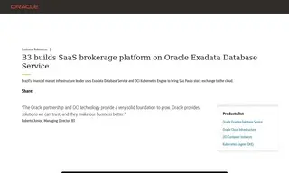 Preview of the B3 Case Study