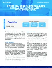 Preview of the Poste Italiane Case Study