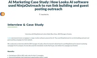 Preview of the Looka Case Study
