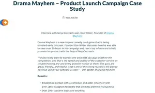 Preview of the Drama Mayhem Case Study