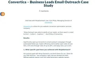 Preview of the Convertica Case Study