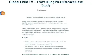 Preview of the GlobalChildTV Case Study