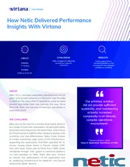 Preview of the Netic Case Study