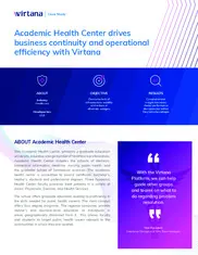 Preview of the Academic Health Center Case Study