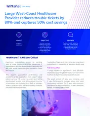Preview of the Large West-Coast Healthcare Provider Case Study