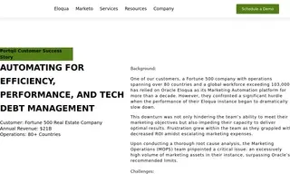 Preview of the Fortune 500 Real Estate Company Case Study