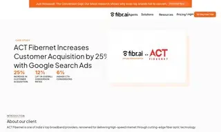 Preview of the ACT Fibernet Case Study