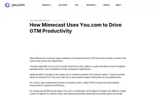 Preview of the Mimecast Case Study