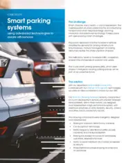 Preview of the Smart Cities Parking Company Case Study