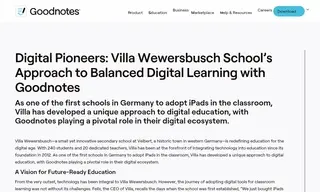 Preview of the Villa Wewersbusch School Case Study