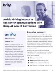 Preview of the Arrivia Case Study