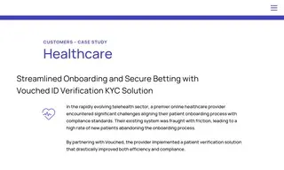 Preview of the Leading Telemedicine Healthcare Company Case Study