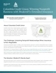 Preview of the Columbia Credit Union Case Study