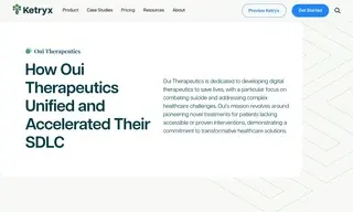Preview of the Oui Therapeutics Case Study