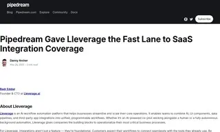 Preview of the Lleverage Case Study