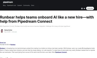 Preview of the Runbear Case Study