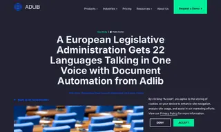 Preview of the European Legislative Administration Case Study