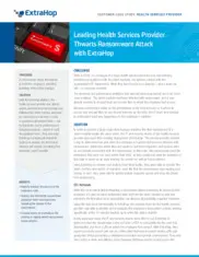 Preview of the Health Services Provider Case Study