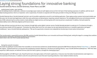 Preview of the Societe Generale Case Study