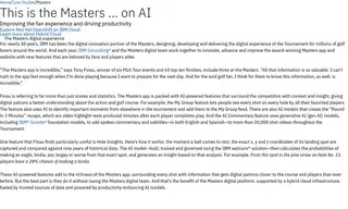 Preview of the Masters Case Study