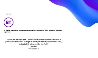 Preview of the BT Case Study