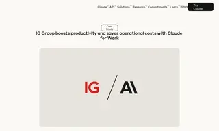 Preview of the IG Group Case Study