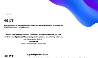 Preview of the NEXT Case Study