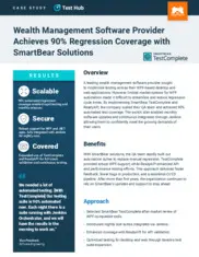 Preview of the Leading Wealth Management Software Provider Case Study