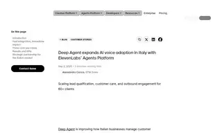 Preview of the Deep Agent Case Study