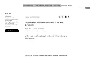 Preview of the JoggAI Case Study
